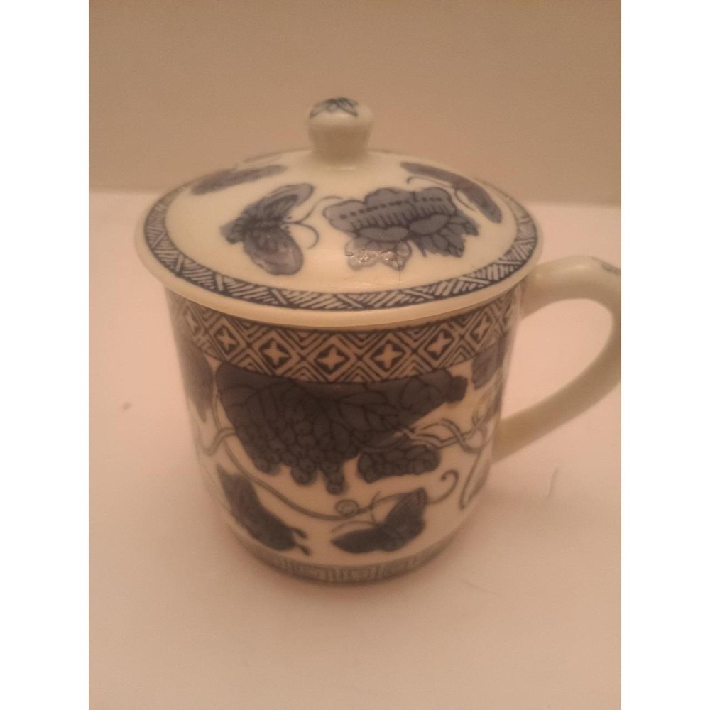 Chinese Blue/White Porcelain Tea Mug